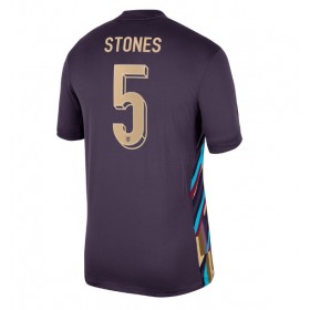 England John Stones #5 Borte skjorte EM 2024 Kortermet